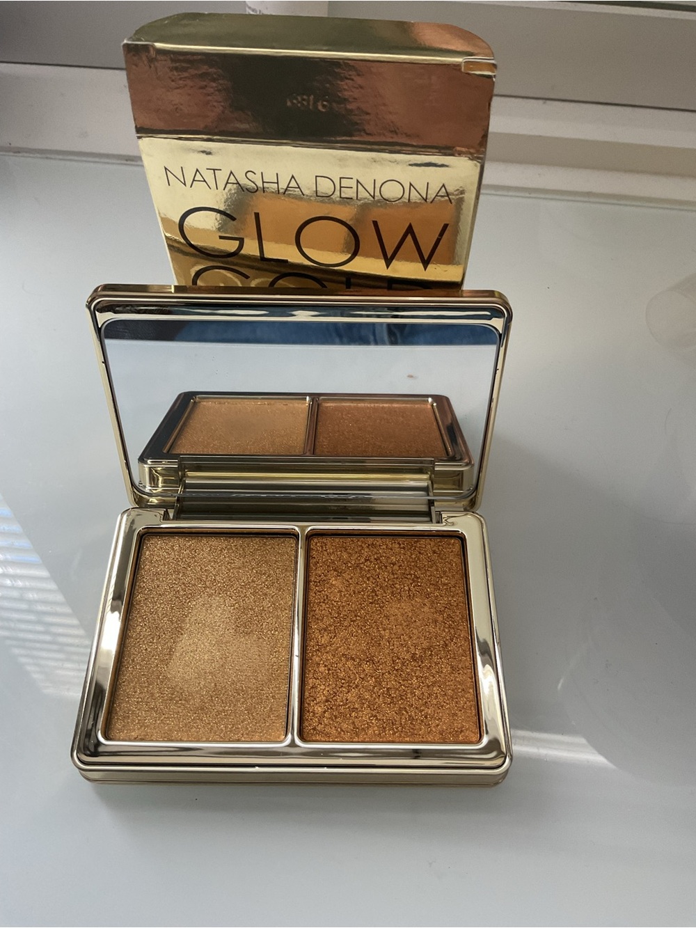 Natasha Denona Glow Gold Shimmer Duo - Gold - Picture 3 of 5